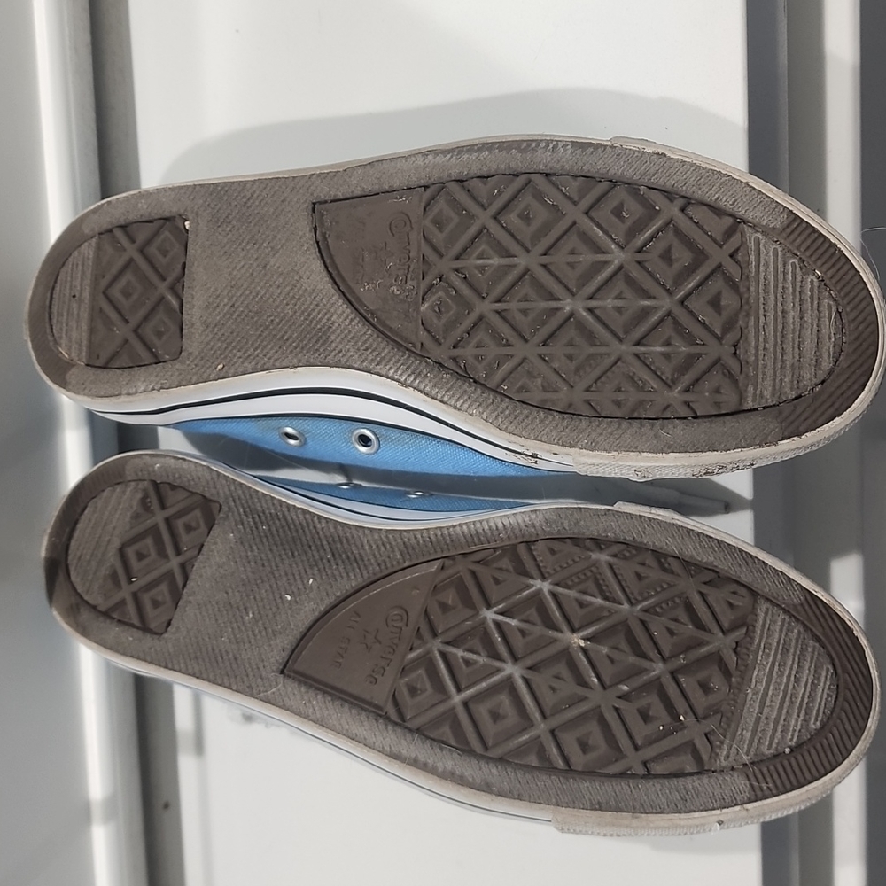 Baby blue converse - Picture 4 of 5